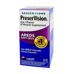 Bausch & Lomb PreserVision AREDS 博士倫護眼配方 (120 顆軟膠囊)