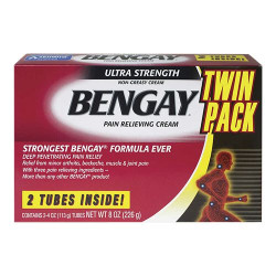 Bengay 奔肌強效舒緩肌肉酸痛藥膏 兩條裝 (總共 8盎司 或 226克)