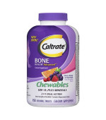 Caltrate Bone Health 600+ D3 Plus Minerals Chewable 可嚼式鈣片+D3與礦物質 (155 顆嚼片)