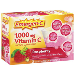 Emergen-C Vitamin C 1000mg Raspberry 維生素C 氣泡沖劑 - 覆盆子口味 (一盒 30包) Emergen-C Vitamin C 1000mg Raspberry 維生素C 氣泡沖劑 - 覆盆子口味 (一盒 30包)