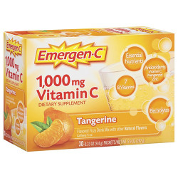 Emergen-C Vitamin C 1000mg Tangerine 維生素C 氣泡沖劑 - 柑橘口味 (一盒 30包) Emergen-C Vitamin C 1000mg Tangerine 維生素C 氣泡沖劑 - 柑橘口味 (一盒 30包)