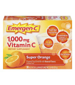 Emergen-C Vitamin C 1000mg Super Orange 維生素C 氣泡沖劑 - 香橙口味 (一盒 30包) Emergen-C Vitamin C 1000mg Super Orange 維生素C 氣泡沖劑 - 香橙口味 (一盒 30包)