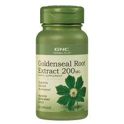 GNC Herbal Plus Goldenseal Root Extract 200mg 毛茛根提取物 (50顆素食膠囊)