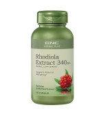 GNC Herbal Plus Rhodiola Extract 340 mg 紅景天萃取 (100顆素食膠囊)