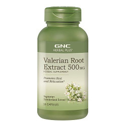 GNC Herbal Plus Valerian Root Extract 500 mg 纈草根精華  (50顆素食膠囊)