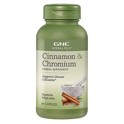 GNC Herbal Plus Cinnamon & Chromium 肉桂精華粉加鉻 (60顆素食膠囊) GNC Herbal Plus Cinnamon & Chromium 肉桂精華粉加鉻 (60顆素食膠囊)