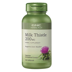 GNC Herbal Plus Milk Thistle 200mg 奶薊草 (100顆素食膠囊)