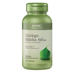 GNC Herbal Plus Ginkgo Biloba 60 mg 銀杏 (100顆素食膠囊) GNC Herbal Plus Ginkgo Biloba 60 mg 銀杏 (100顆素食膠囊)