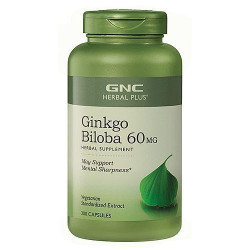 GNC Herbal Plus Ginkgo Biloba 60mg 銀杏 (300顆素食膠囊) GNC Herbal Plus Ginkgo Biloba 60mg 銀杏 (300顆素食膠囊)