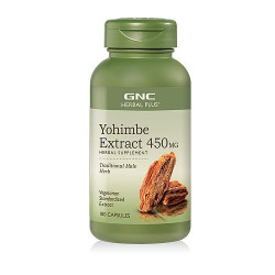 GNC Herbal Plus Yohimbe Extract 450 mg 育亨賓 (100顆素食膠囊)