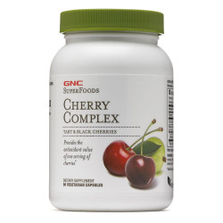 GNC SuperFoods Cherry Complex 黑櫻桃醋栗複合膠囊 (90顆素食膠囊) GNC SuperFoods Cherry Complex 黑櫻桃醋栗複合膠囊 (90顆素食膠囊)