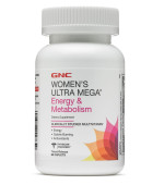 GNC WOMEN'S ULTRA MEGA Energy & Metabolism 美佳強效能量與代謝綜合維他命 (90顆膠囊碇)