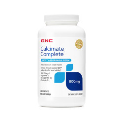 GNC Calcimate Complete 檸檬酸鈣鎂D+MBP骨膠原 (240顆 膜衣錠)
