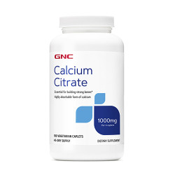 GNC Calcium Citrate 1000mg 檸檬酸鈣 (180顆 素食膜衣錠)