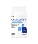 GNC Coral Calcium 400mg with Magnesium & D3 珊瑚鈣鎂片 (180顆 膠囊)