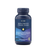 GNC Triple Strength DHA 1000 三倍強效二十二碳六烯酸 (45顆膠囊) GNC Triple Strength DHA 1000 三倍強效二十二碳六烯酸 (45顆膠囊)