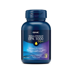 GNC Triple Strength EPA 1000 Mini 三倍強效二十碳五烯酸 (90顆 迷你膠囊)