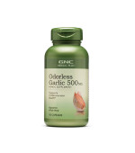 GNC Herbal Plus Odorless Garlic 500 mg 無味大蒜精 (100顆膠囊)