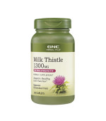 GNC Herbal Plus Milk Thistle 1300mg 奶薊草 (120顆素食膠囊錠) GNC Herbal Plus Milk Thistle 1300mg 奶薊草 (120顆素食膠囊錠)