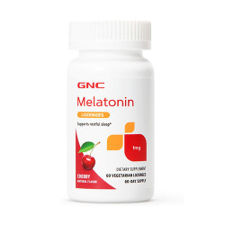 GNC Melatonin 1mg 褪黑激素 櫻桃口味 (60顆 素食含片) GNC Melatonin 1mg 褪黑激素 櫻桃口味 (60顆 素食含片)
