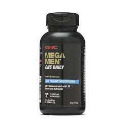 GNC MEGA MEN One Daily 美佳男用 每日一顆 綜合維他命 (60顆膠囊碇 - 不含鐵) GNC MEGA MEN One Daily 美佳男用 每日一顆 綜合維他命 (60顆膠囊碇 - 不含鐵)
