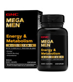 GNC MEGA MEN Energy & Metabolism 美佳男用能量與代謝 長效綜合維他命 (90顆膠囊碇)