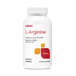 GNC L-Arginine 500mg 精氨酸 (90顆 膠囊)