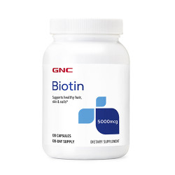 GNC Biotin 5000 mcg 生物素 (120顆 膠囊) GNC Biotin 5000 mcg 生物素 (120顆 膠囊)