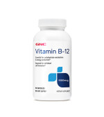 GNC VITAMIN B-12 1500 MCG 維他命 B-12 (90顆膠囊) GNC VITAMIN B-12 1500 MCG 維他命 B-12 (90顆膠囊)