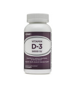 GNC VITAMIN D-3 5000IU 維生素 D3 (180顆 藥錠)