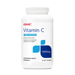GNC VITAMIN C 1000 MG Time Released 維他命C 長效型 (180 顆素食膠囊碇) GNC VITAMIN C 1000 MG Time Released 維他命C 長效型 (180 顆素食膠囊碇)