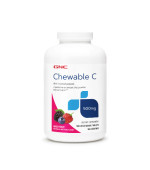 GNC Chewable C 500mg 可嚼式維他命C 綜合水果口味 (180顆 素食片劑) GNC Chewable C 500mg 可嚼式維他命C 綜合水果口味 (180顆 素食片劑)