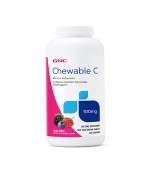 GNC Chewable C 100mg 可嚼式維他命C 綜合水果口味 (360顆 素食片劑) GNC Chewable C 100mg 可嚼式維他命C 綜合水果口味 (360顆 素食片劑)