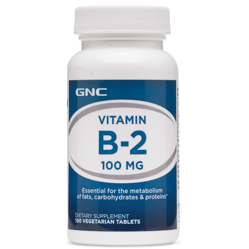 GNC VITAMIN B-2 100 MG 維他命 B-2 (100顆片劑) GNC VITAMIN B-2 100 MG 維他命 B-2 (100顆片劑)