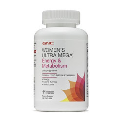 GNC WOMEN'S ULTRA MEGA Energy & Metabolism 美佳強效能量與代謝綜合維他命 (180顆膠囊碇) GNC WOMEN'S ULTRA MEGA Energy & Metabolism 美佳強效能量與代謝綜合維他命 (180顆膠囊碇)