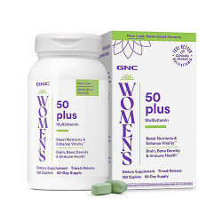GNC WOMEN'S 50 Plus 銀髮美佳強效綜合維他命 (120顆膠囊碇) GNC WOMEN'S 50 Plus 銀髮美佳強效綜合維他命 (120顆膠囊碇)
