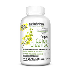 Health Plus Inc Super Colon Cleanse 超級清腸纖維素 (240顆膠囊)