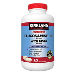 Kirkland Signature Glucosamine HCI + MSM 特效葡萄糖胺 含 MSM (375 顆) Kirkland Signature Glucosamine HCI + MSM 特效葡萄糖胺 含 MSM (375 顆)