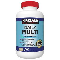 Kirkland Signature Daily Multi 成人綜合維生素與礦物質 (500 顆)