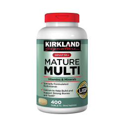 Kirkland Signature Mature Multi 銀髮綜合維生素與礦物質 (400 顆) Kirkland Signature Mature Multi 銀髮綜合維生素與礦物質 (400 顆)