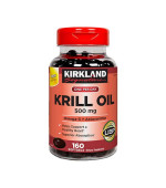 Kirkland Signature Krill Oil 500mg 南極磷蝦油 (180 顆軟膠囊)