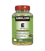 Kirkland Signature Vitamin E 400IU 維生素 E (500 顆軟膠囊) Kirkland Signature Vitamin E 400IU 維生素 E (500 顆軟膠囊)