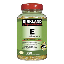Kirkland Signature Vitamin E 400IU 維生素 E (500 顆軟膠囊)