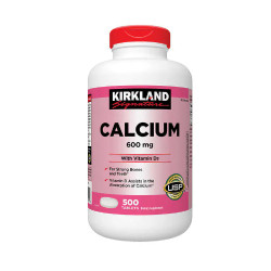 Kirkland Signature Calcium 600mg + Vitamin D3 鈣+維生素D3錠 (500 顆)