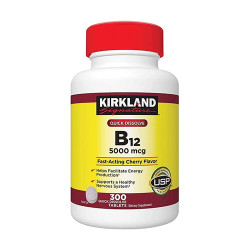 Kirkland Signature Quick Dissolve B-12 5000 mcg 舌下含片 維生素 B-12 (300 顆) Kirkland Signature Quick Dissolve B-12 5000 mcg 舌下含片 維生素 B-12 (300 顆)