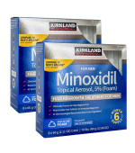[保存期限到 2028年1月] Kirkland Minoxidil 5% Foam 米諾地爾 男性專用 生髮慕斯 (兩盒 12瓶 x 60g - 共 12個月份量) 