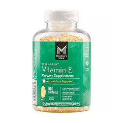 Member's Mark Vitamin E 400 IU 維他命 E (500顆膠囊) Member's Mark Vitamin E 400 IU 維他命 E (500顆膠囊)
