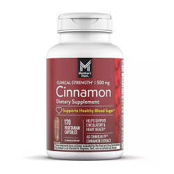 Member's Mark Clincal Strength Cinnamon 500mg 高強度肉桂 (170 顆素食膠囊) Member's Mark Clincal Strength Cinnamon 500mg 高強度肉桂 (170 顆素食膠囊)
