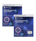 [保存期限 2028年1月以上] Member's Mark Minoxidil 5% 米諾地爾 男性專用 生髮液 (兩盒共12瓶 x 60ml - 共 12個月份量) 