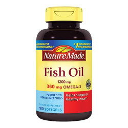 Nature Made Fish Oil 1200mg 魚油 (300 顆軟膠囊)